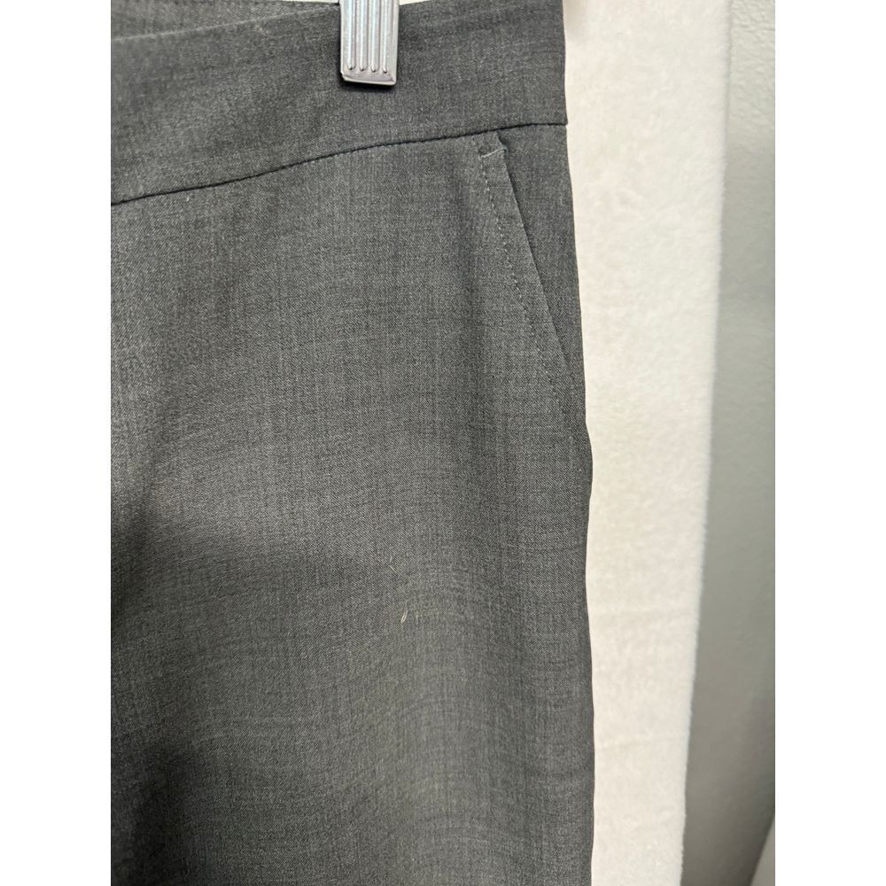 Gap Gray Women's Dress Pants Charcoal Gray Wool Blend Trousers | size 6 r - Picture 3 of 12